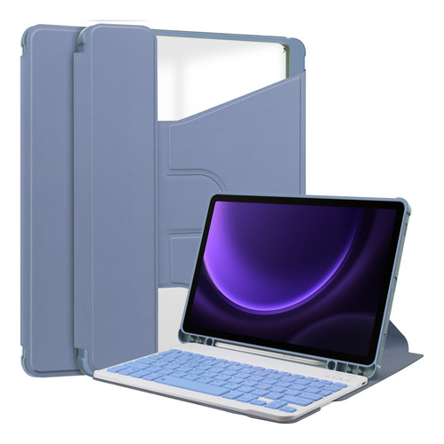 Funda Tablet Con Teclado Para Galaxy Tab S9 Fe X510 / X516b