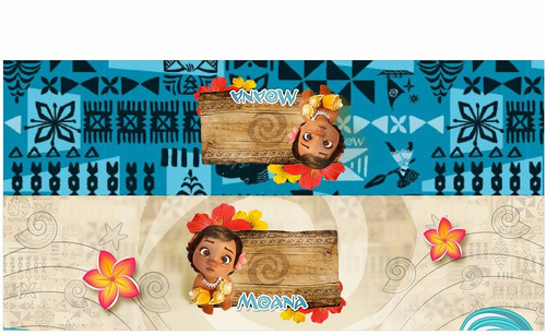 Imagem 4 de 5 de Kit Festa Personalizado Moana Baby - Vários Temas