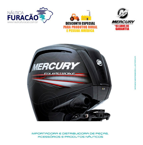 Motor De Popa Mercury 4 Tempos 115hp Ecxlpt Efi Ct