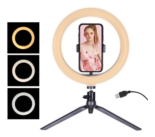 Imagen 1 de 5 de Aros De Luz 10 Pulgadas Ref 16