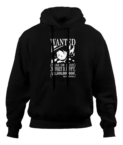 Canguro De Cartel Wanted Monkey D Luffy Mugiwara Unisex