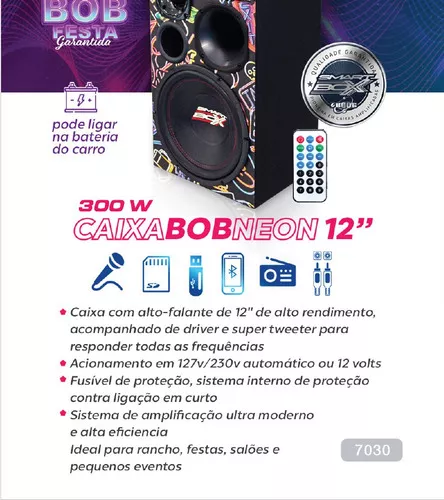 Caixa Bob Residencial Ativa 12 Pol