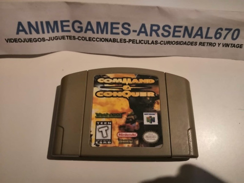 Nintendo 64 Command & Conquer N64 Portada Reimpresa (Usado)
