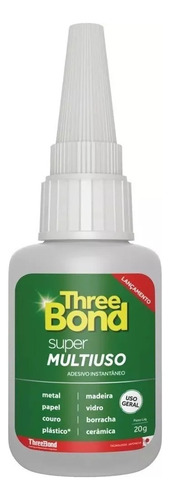 Adesivo Instantâneo Super Tradicional 20g - Threebond