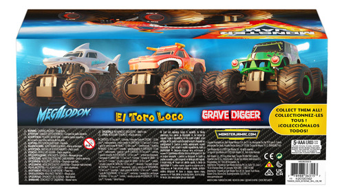 Mando A Distancia Monster Truck Monster Jam El Toro Loco 1:2
