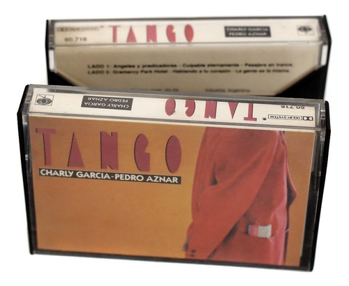 Cassette Charly García Pedro Aznar Tango 1986 Cbs / Nuevo !