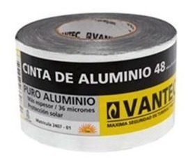 Cinta De Aluminio Vantec 48 Mm X 30 Mts (para Gas Ips)