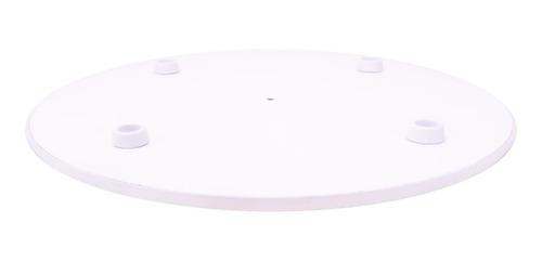 Tabuleiro Tábua Redonda Para Bolo 40 Cm Mdf Branco