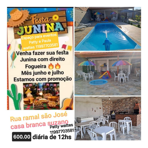 Alugo Salão Com Piscina