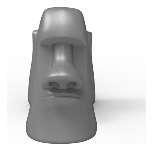 Forma Silicone Estatua Moai Cabeças Da Ilha De Pascoa Resina
