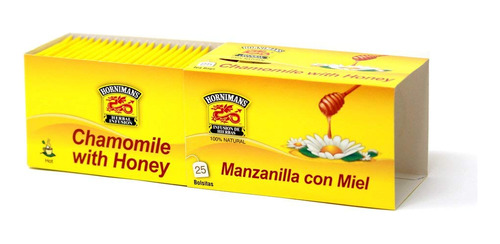 Hornimans Herbal Teas 25ct (chamomile Honey (manzanilla Miel