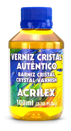 Verniz Cristal Autentico 100ml Acrilex