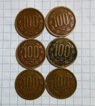Comprar $ 100.- Pesos Moneda Chilena Escudo Armas 1981 Usada. 