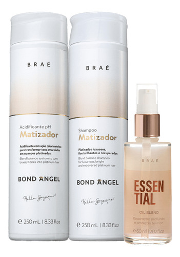 Kit Braé Bond Angel Matizador E Essential Oil Blend