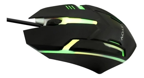 Mouse gamer de juego Aoas  V02 negro