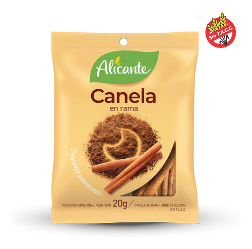 Alicante Canela En Rama X 20 Gr