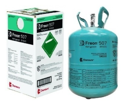 Gas Refrigerante R507 Freon 11.35 Kg Garrafa Dupont Chemours