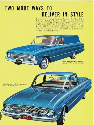 Ford Falcon Delivery Panel American