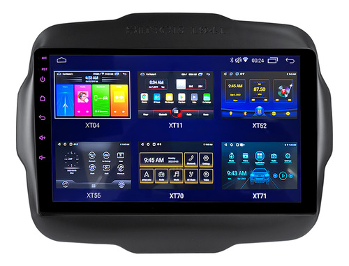 Multimídia 9 Android Carplay Jeep Renegade 2015/2022 Canbus