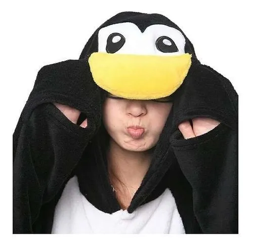 Pinguino Kigurumi Kawaii Polar Para Adultos