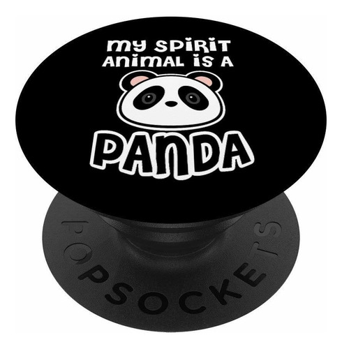 Panda Espiritu Animal Amor Popsockets Popgrip Intercambiable