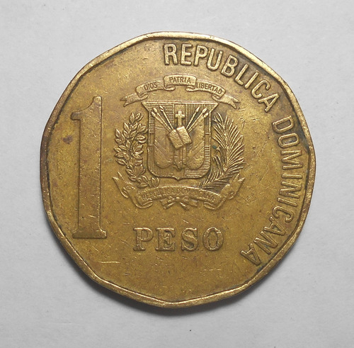 República Dominicana 1 Peso 1992 - Km#80  Juan Pablo Duarte 