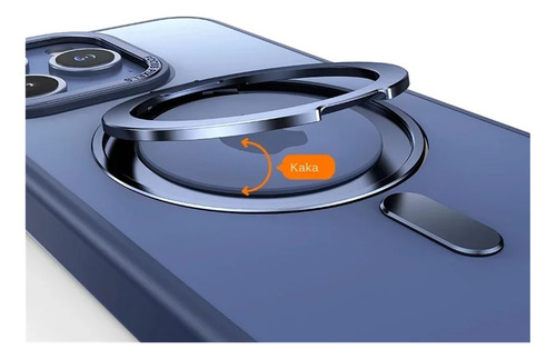 Capa De Celular Com Suporte Giratório 360° Para iPhone 15