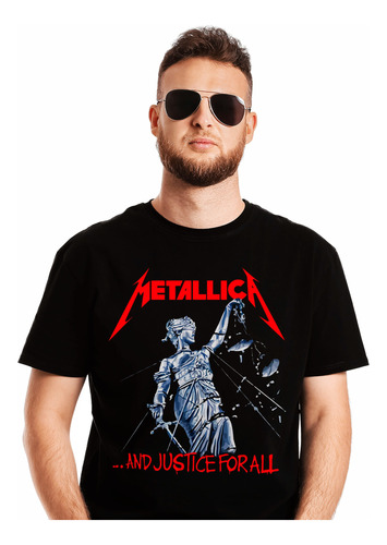 Polera Metallica And Justice For All Metal Abominatron