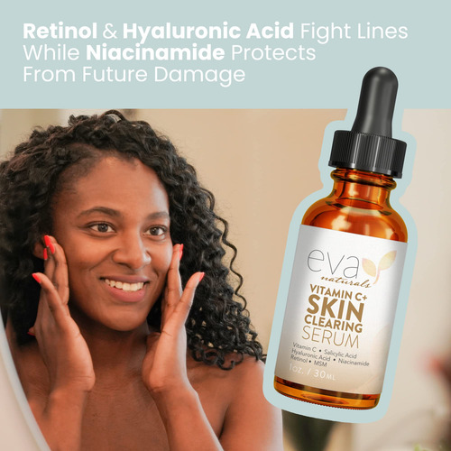 Suero Facial De Vitamina C Y Acido Hialuronico Retinol 30ml
