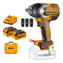 Comprar Llave De Impacto 850nm + 2 Baterias 4ah Y Cargador Ingco