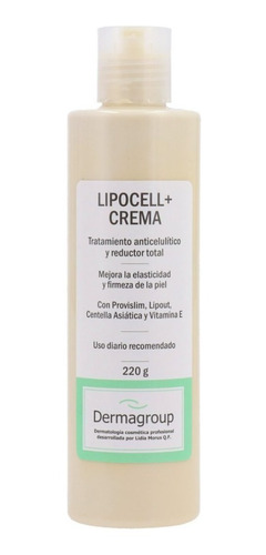 Imagen 2 de 6 de Lipocell + Crema Anticelulitica Potente Tope Gama Dermagroup