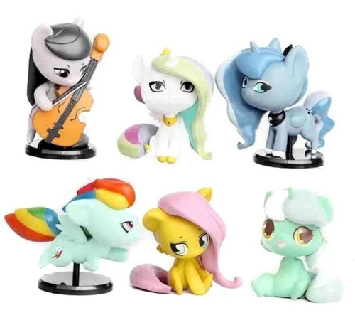 Mi Pequeño Pony Colección 6 Figuras En Bolsa