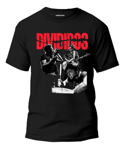 Remera Divididos 2 (nevado, Negro O Blanco)