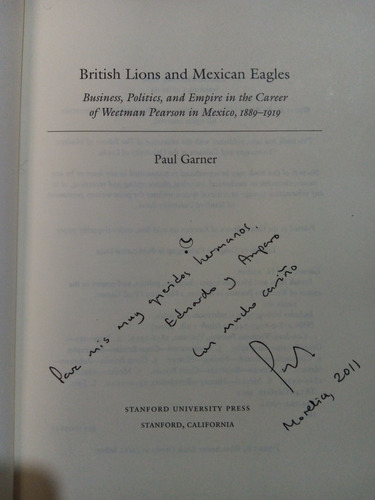 British Lions And Mexican Eagles - Garner Paul (Usado)