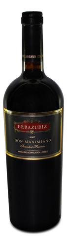 Vinho Chileno Tinto Fino Seco Don Maximiano 2007 750ml
