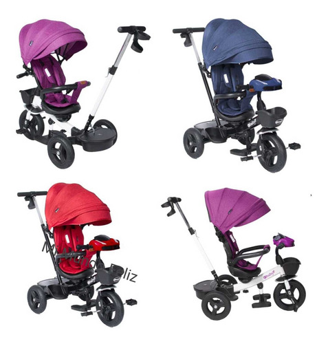 Triciclo Para Bebe Niño Con Asiento Giratorio Ebaby