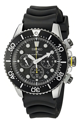 Reloj Seiko Solar Diver Chronograph Ssc021