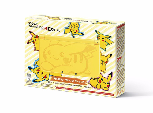 Consola New 3ds Xl Pikachu Limited Ed.-3ds