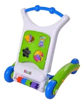 Comprar Caminador pata pata Rondi First Steps con barra de empuje color verde