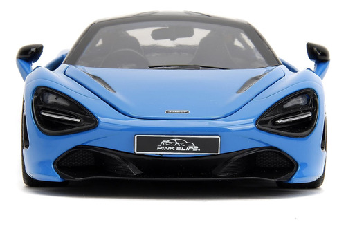Auto Fundido A Presión Pink Slips W2 Mclaren 720s Azul Color