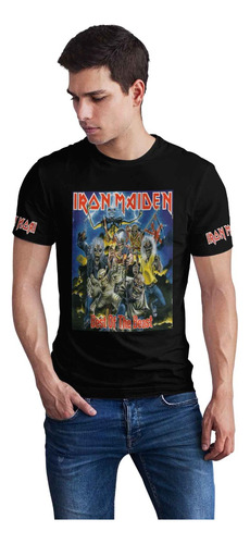 Polera Metalera Iron  Maiden D2