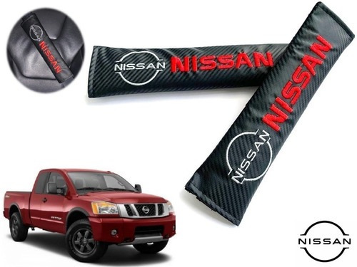 Par Almohadillas Cubre Cinturon Nissan Titan 2004 A 2014