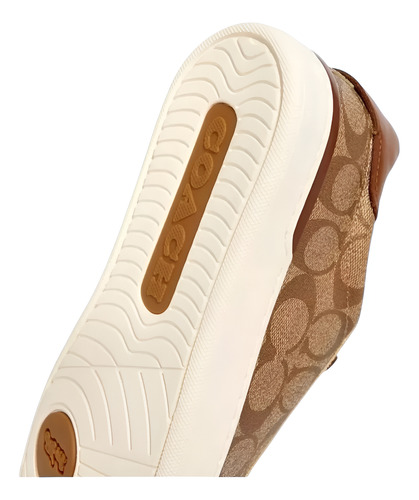 Tenis Coach Monograma Cafe Moda Hombre - Original Y Nuevo
