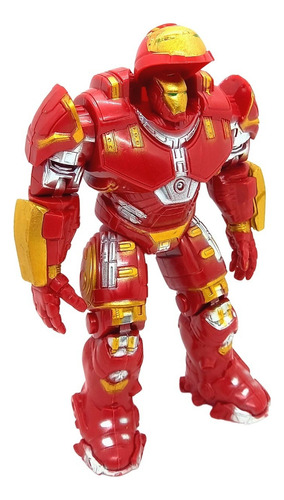 Muñeco Avengers Articulado Luz Ironman Robot Spiderman Thor