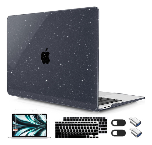 Mektron Glitter Case For 2022 Macbook Air  B09gf4gkg3_010424