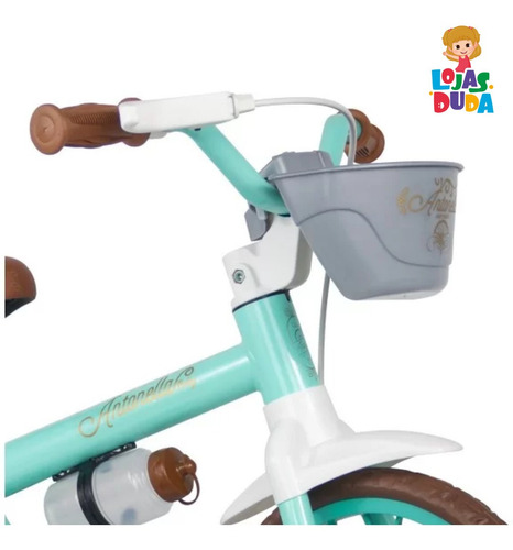 Imagem 2 de 4 de Bicicleta Aro 12 Antonella Baby Verde 2 Infantil