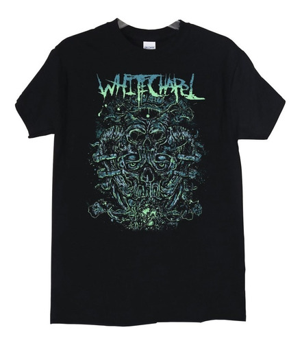 Polera Whitechapel Skull Poster Rock Abominatron