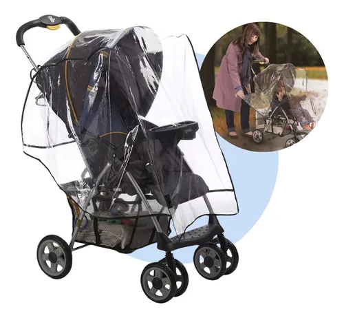 Cobertor Capota Protector Cubre Cochecito Bebé Lluvia Viento
