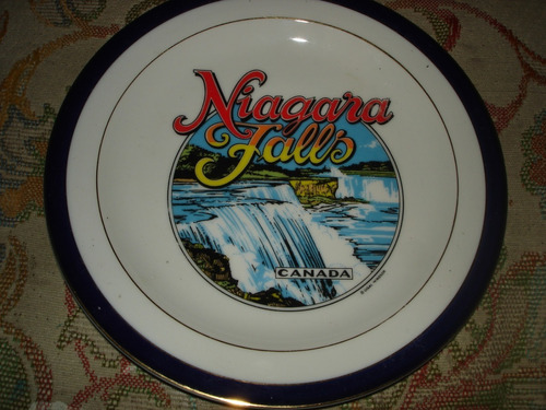 Plato Decorativo Perfecto Estado Niagara Falls Sigal Windsor