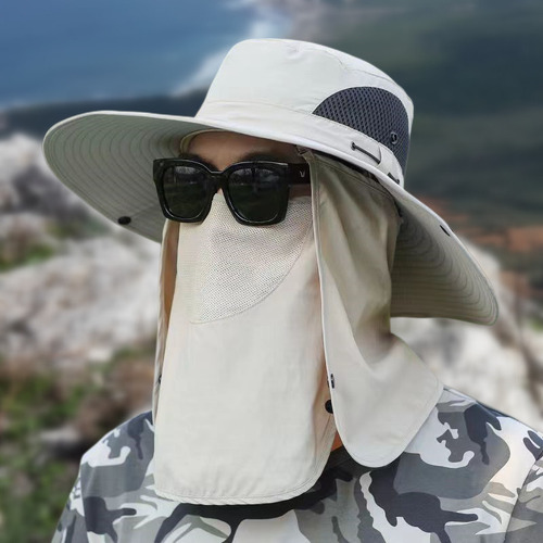 Sombrero De Pescador Con Protección Solar Y Ala Ancha